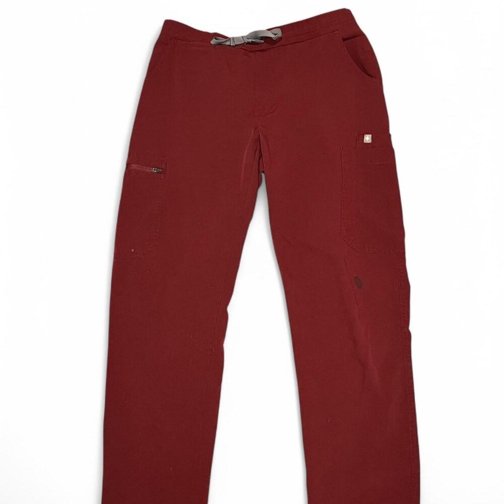 Figs Burgundy medical pants